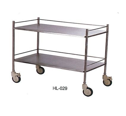 Stainless Steel S.s Instrument Trolley Large