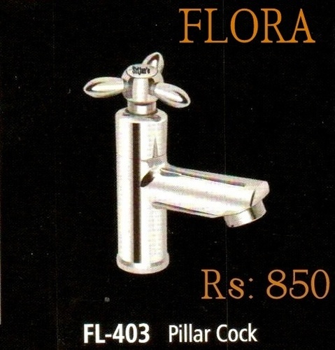 Srijan'S Faucet Flora Pillar Cock