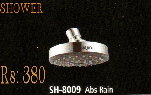 ABS RAIN SHOWER - Chromium Plated Brass, 15 mm Size | Quarter Turn Mechanism for Smooth Operation and Enhanced Durability