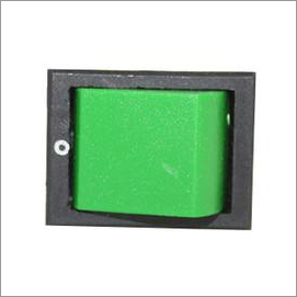 DV Rocker Switch, DPST, 6amp, 250vac, 4 Pins Without Light, Green, 1pcs