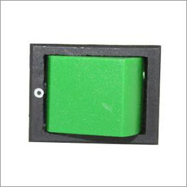 DV Rocker Switch, DPST, 6amp, 250vac, 4 Pins Without Light, Green, 1pcs