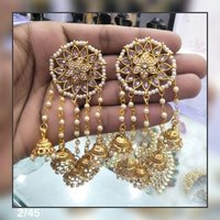 polki earring