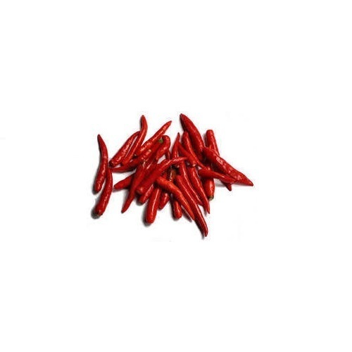 Dandicut Teja Red Chilli - Red, Conical Shape | High Pungency, Vibrant Color, Uniform Size, Easy to Use