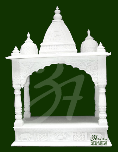 White Marble Temple Statue