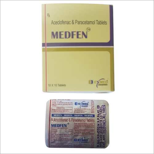 Aceclofenac Paracetamol Tablets