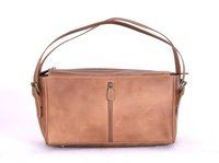 Camel Brown Leather Bag