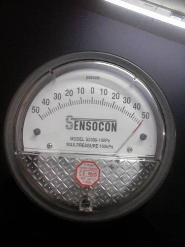 Sensocon 2300-100PA Differential Pressure Gage Range 50-0-50 Pa