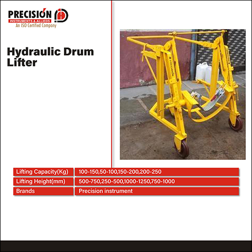 Hydraulic Drum Lifter By PRECISION INSTRUMENTS & ALLIEDS