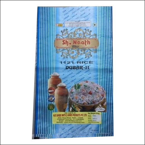 BOPP Packaging Bags - BOPP Film, Custom Size, Blue, 50-150 Microns | Moisture-Resistant, Durable, Heat Seal, Food-Safe, Customizable