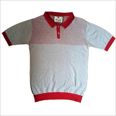 Polo Men'S Flat Knitted T-Shirt Gender: Male