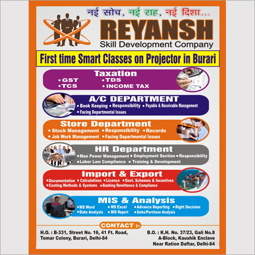 Accounting Skill Development Services By REYANSH