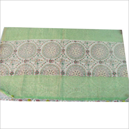 Ladies Fancy Handloom Saree - Cotton, 5.5 Meters, Green | Elegant Design, Soft Fabric, Handwoven, Unique Pattern, Durable, Comfortable