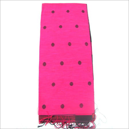 Ladies Pink Handloom Saree