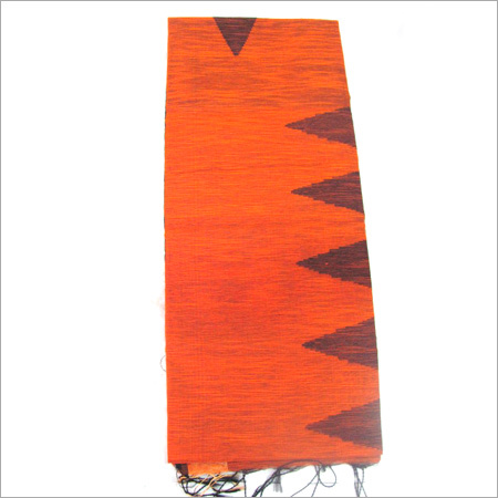 Ladies Orange Silk Saree