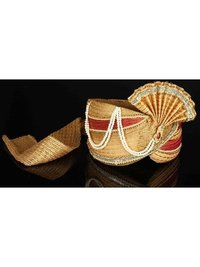 Beige Wedding Turban