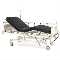 Metal Manually Operated Fixed Height Four Section Recovery Bed