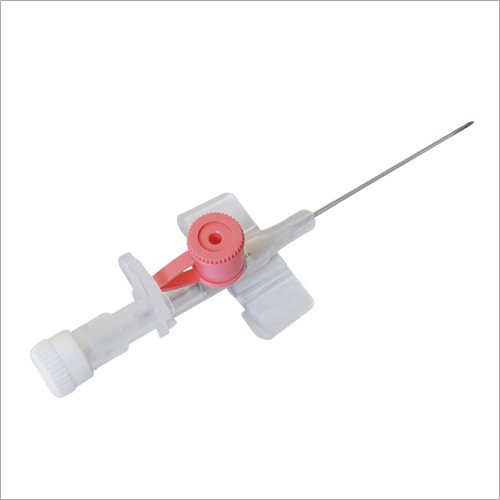 White And Pink Intravenous Cannula