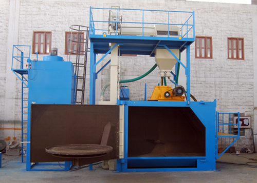 Swing Table Type Airless Shot Blasting Machine Ast-750