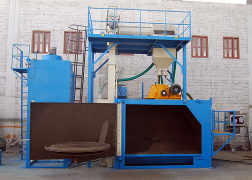 Swing Table Type Airless Shot Blasting Machine Ast-750