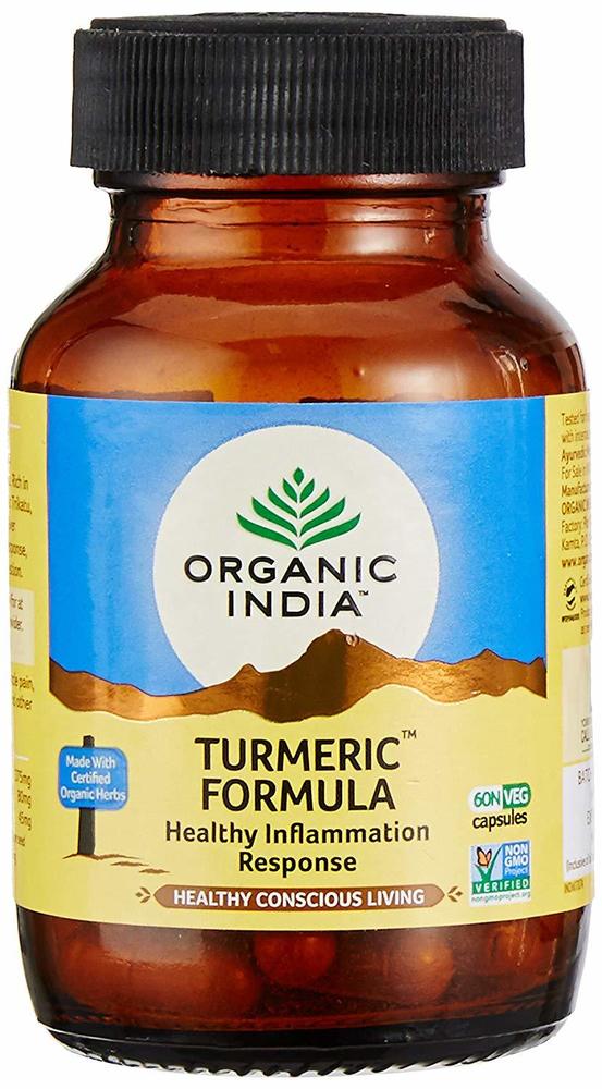 Organic India Turmeric Bottle - 60 Capsules
