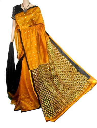Multicolor Handlum Cutwork