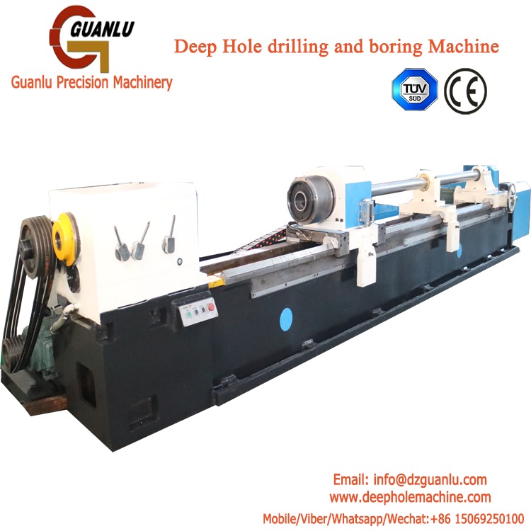CNC horizontal deep hole drilling and boring machinery