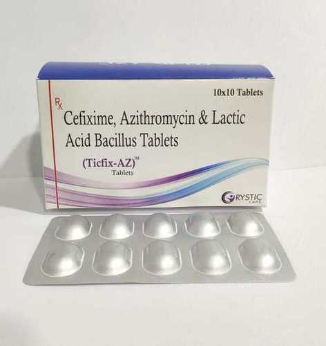 Cefixime Azithromycin Lactic Acid Bacillus tablet By AELIDA HEALTHCARE