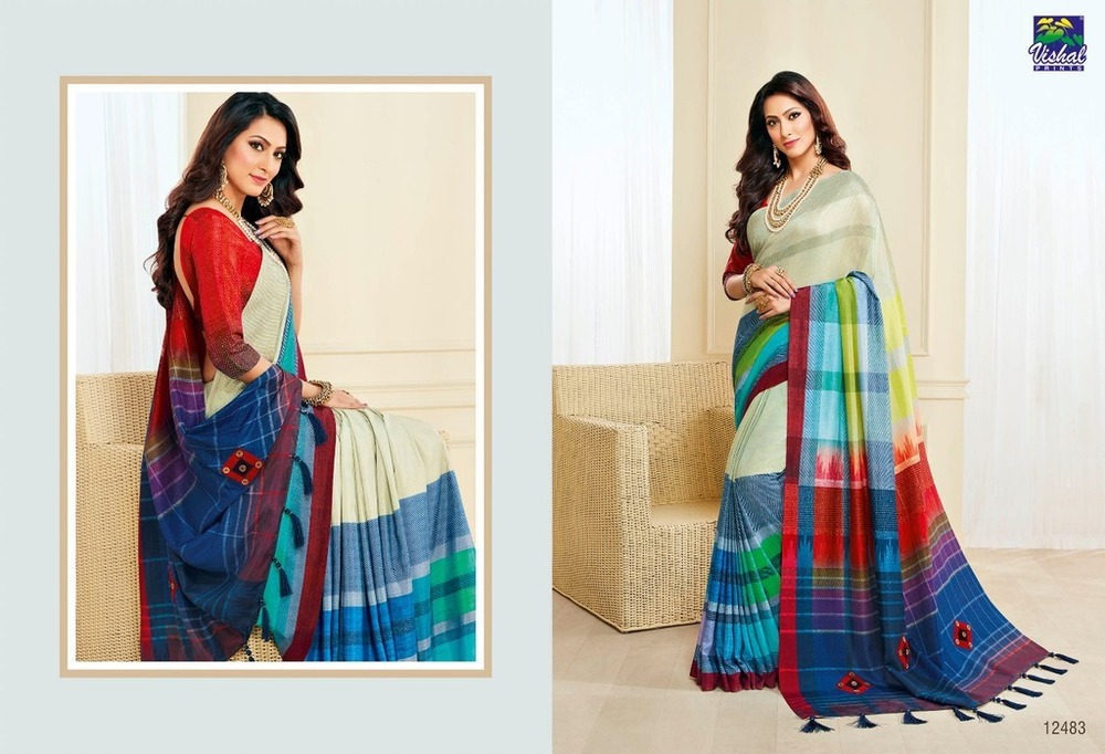 Designer Printed Sarees