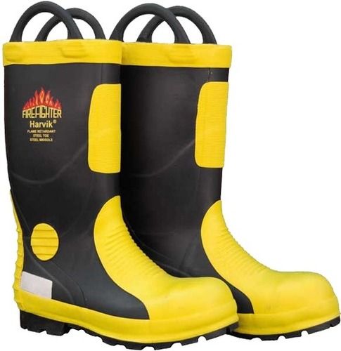 Yellow/Black Harvik Fire Fighter Boots