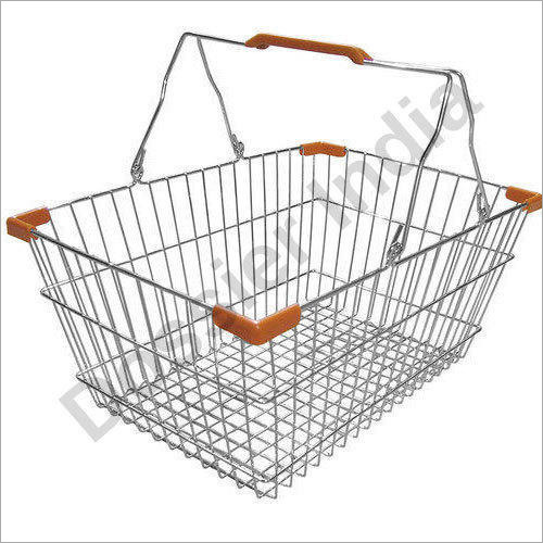 Easy To Install Stainless Steel Shopping Basket