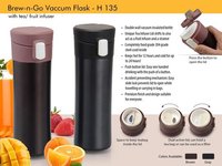 Brew n Go Vacuum flask: with Tea / Fruit infuser (500ml approx)
