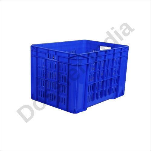 Plastic storage crates