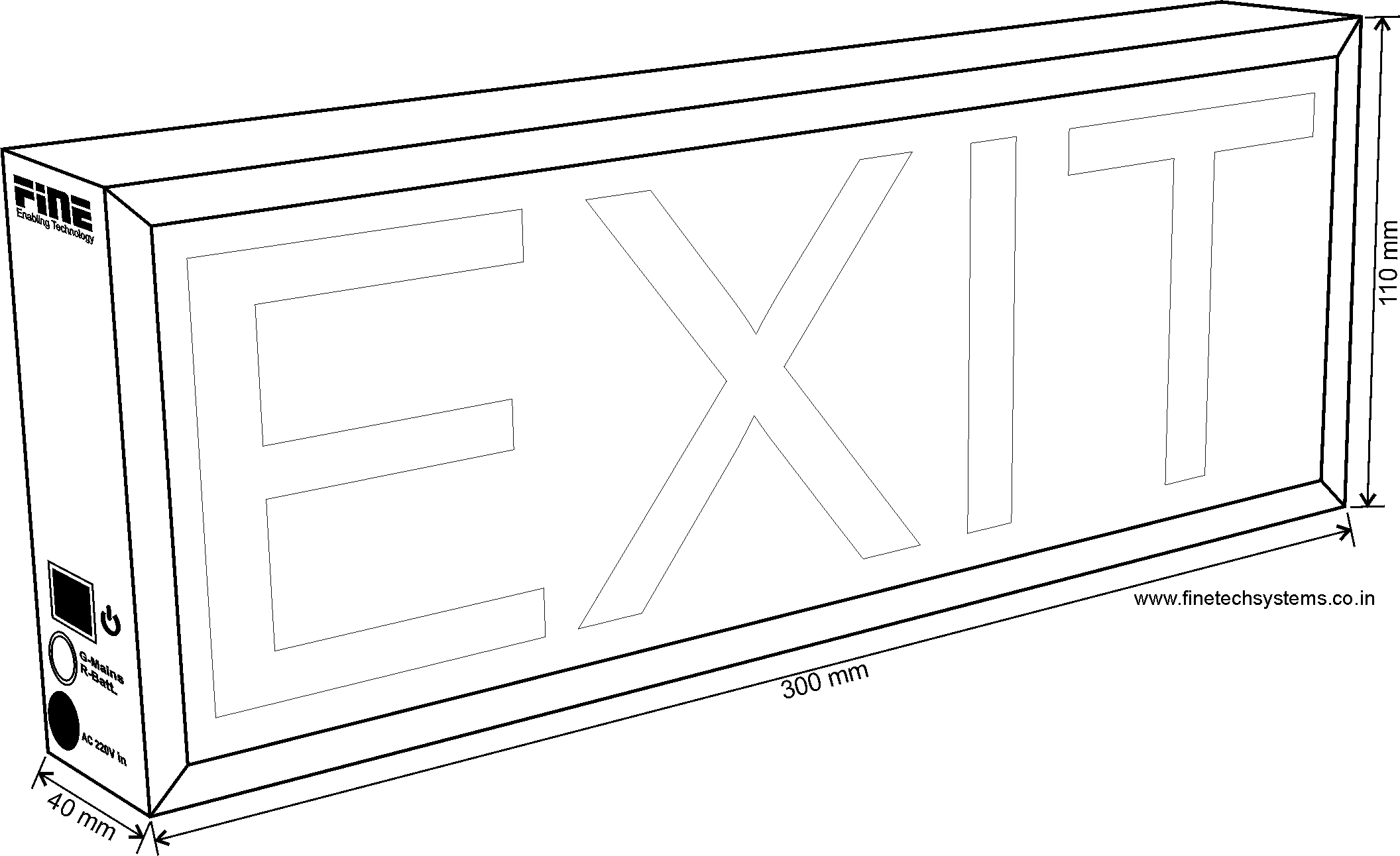 EXIT SLIM LIGHT