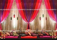 Asian Wedding Mehndi Stages Decoration