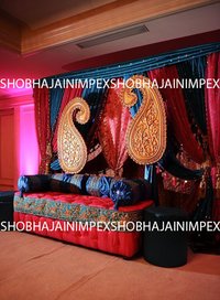 Paisley Wedding Stage Decor