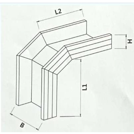 Vertical UP Bend Cable Tray