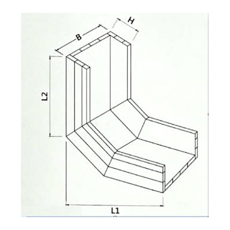 Vertical Down Bend Cable Tray