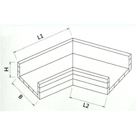 45 degree Horizontal Bend Cable Tray