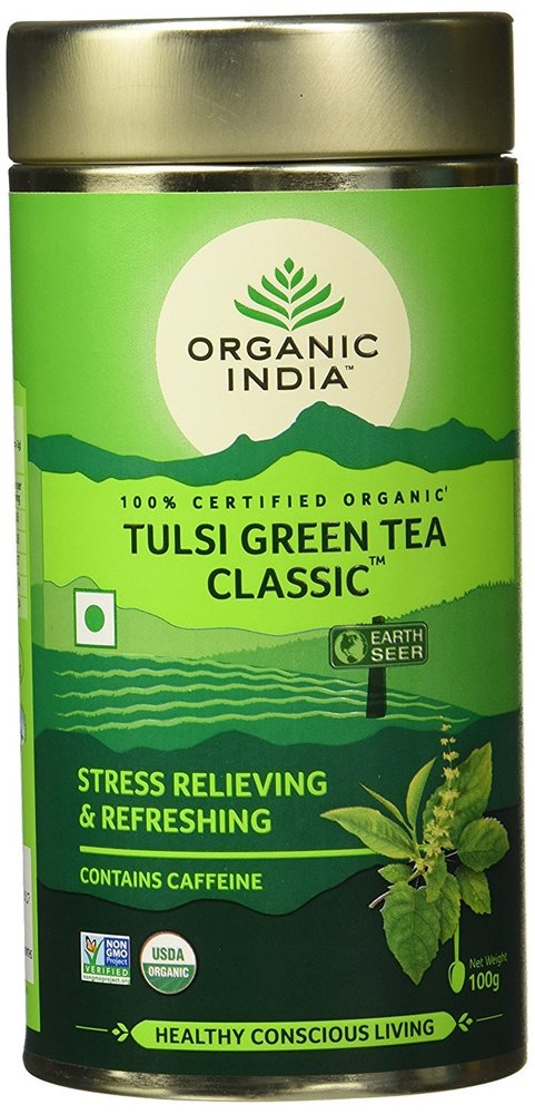 Organic India The Tulsi Green Tea, 100g
