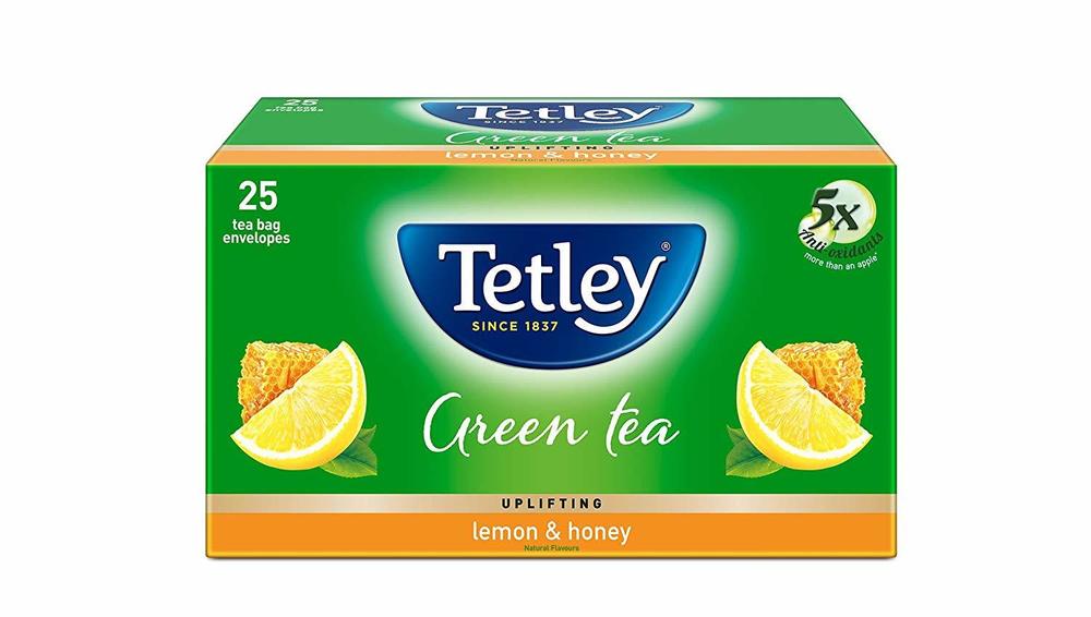 Tetley Green Tea, Lemon and Honey, 25 Tea Bags