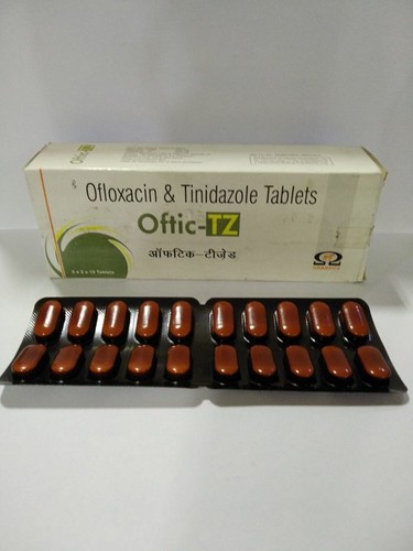 Ofloxacin 200mg+ Tinidazole 600mg Tablet