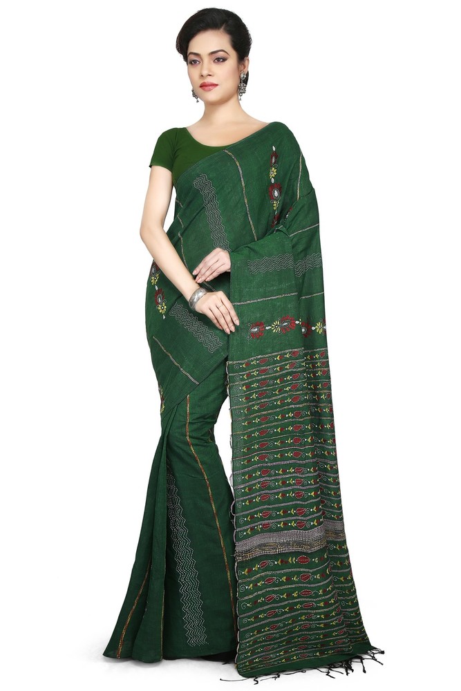 Ladies Shantiniketani Khesh related Sarees