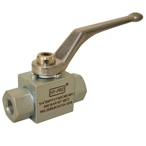 1/4 BSP F F High Pressure Ball Valves