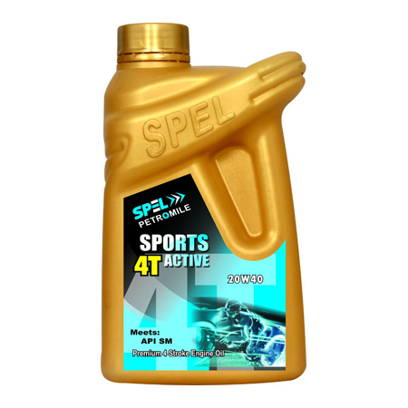 Sports 4T Active Premium 4 Stroke Engine Oil