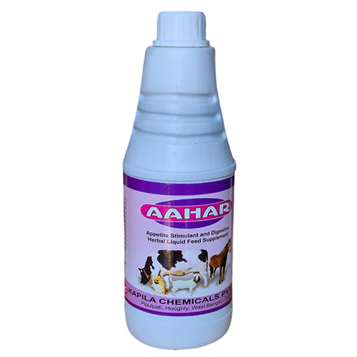 Animal Liquid Feed Supplement - 100ml, 500ml, 1L, 5L | White Bottle, Spill & Leak Proof, Appetite Stimulant, Digestive Aid, Balanced Composition