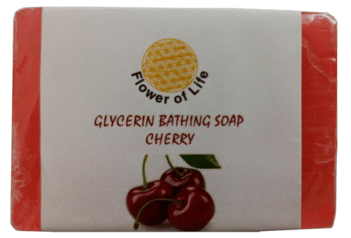 Cherry Glycerin Bathing Soap Size: 100 Grams