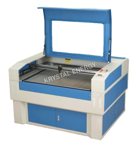 Blue Industrial Laser Engraving Machine