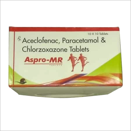 Aceclofenac Paracetamol And Chlorzoxazone Tablet