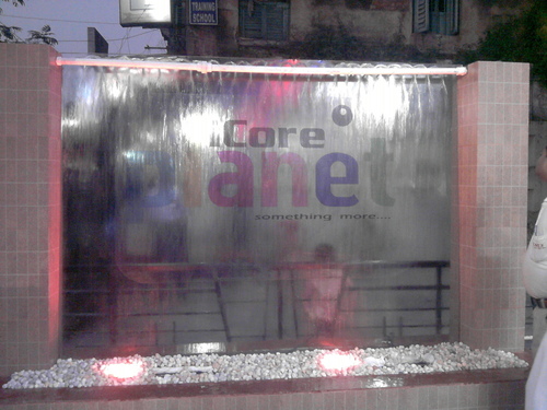 Core Glass Fountain