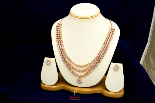 Stylish American Diamond Bridal Jewellery Excellent